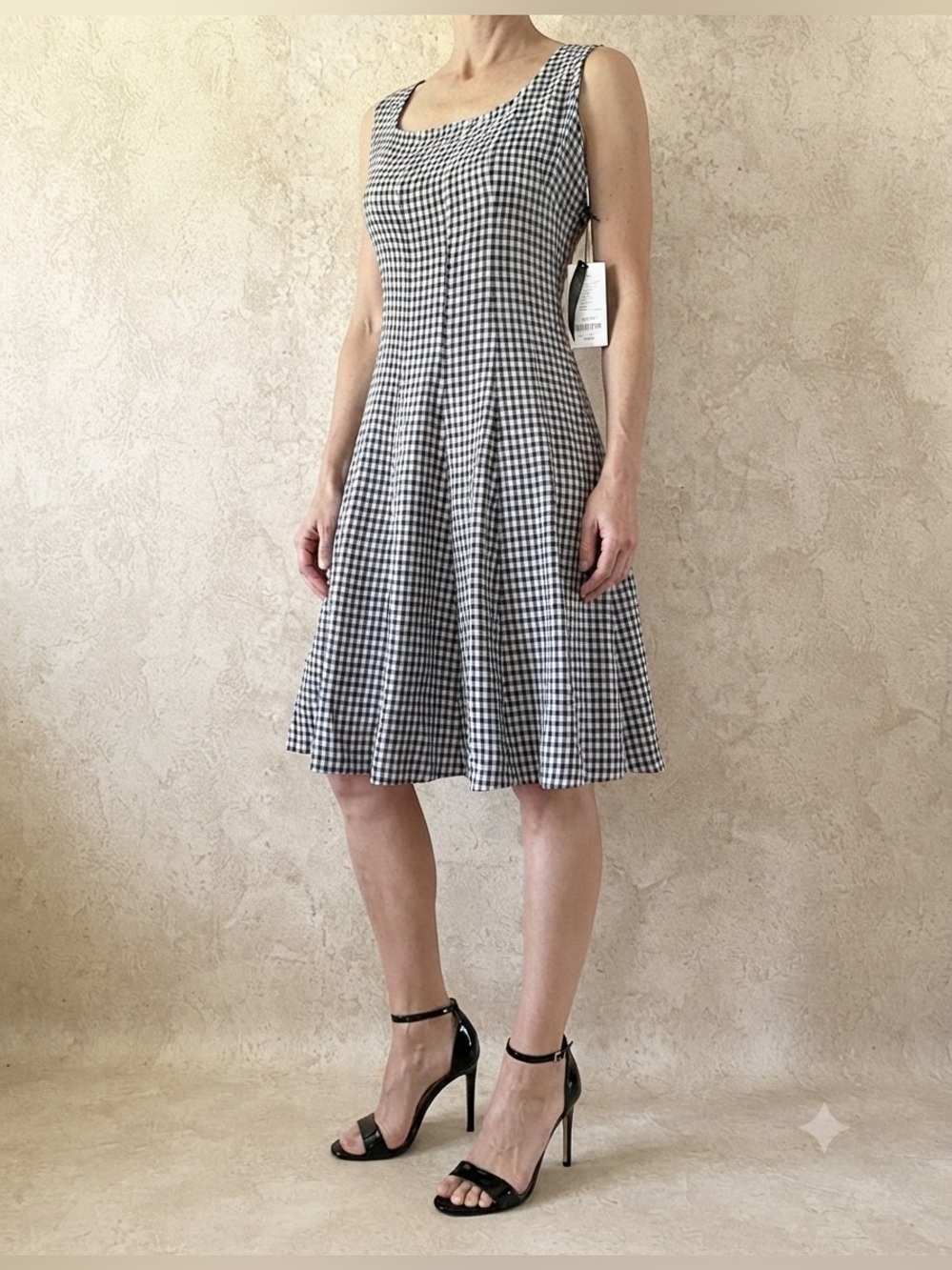 Bailey 44 Black and White Checkered Dress